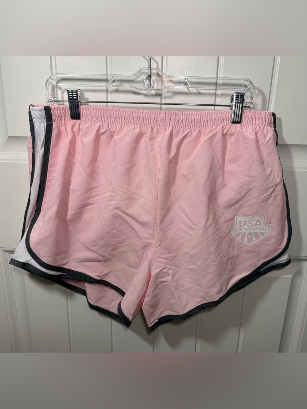 Boxercraft USA Swimming Pink Athletic Running Shorts Women’s 2X